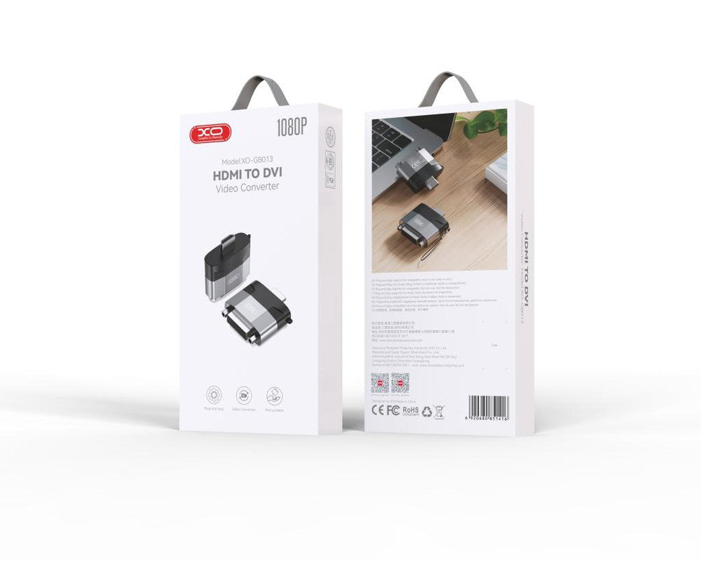XO GB013 DVI To HDMI Adapter Gray XO GB013 DVI To HDMI Adapter Gray